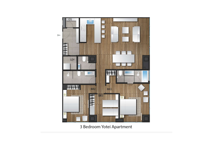 Intuition - 3BR Yotei Apartment